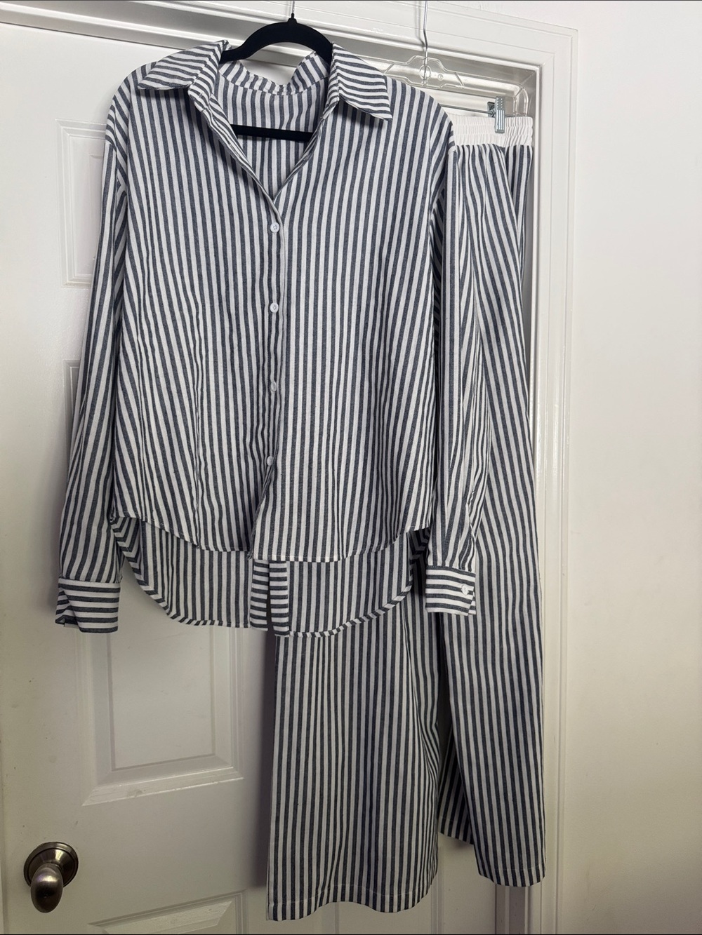 Commense 2 piece SET striped loungewear Large - Picture 7 of 11